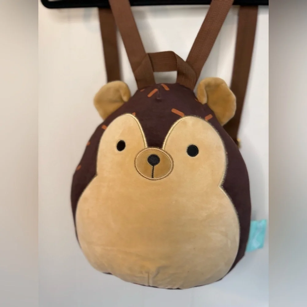 Squishmallow 10” Backpack Hans Hedgehog Great Condition!